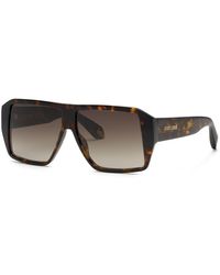 Roberto Cavalli - Src125M 743 Sunglasses Acetate Mask Normal Nuanced - Lyst
