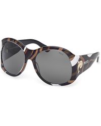 PUCCI - Ep0233 99B Sunglasses Acetate Smoke Geometric Normal - Lyst