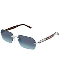 Gucci - Gg2259S 004 Sunglasses Metal Squared Nuanced - Lyst