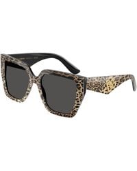 Dolce & Gabbana - Dg4438 316387 Sunglasses Acetate Squared Normal - Lyst