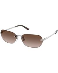 Ralph Lauren - Rl7089 900113 Sunglasses Metal Squared Normal Shaded - Lyst