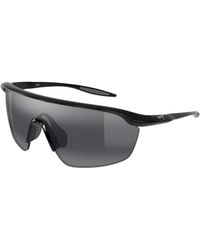 Maui Jim - Mj0374S 002 Sunglasses Bio-Injected Wraparound Polarized - Lyst