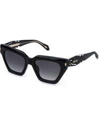 Just Cavalli - Sjc171 700 Sunglasses Acetate Smoke Butterfly Normal Nuanced - Lyst
