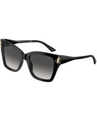 Jimmy Choo - Jc5012 50008G Sunglasses Acetate Squared Normal Shaded - Lyst