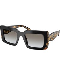 Prada - Pr D01S 0Cd80L Sunglasses Acetate Squared Normal Nuanced - Lyst