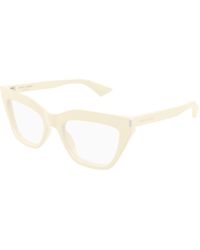 Saint Laurent - Sl 760 004 Optical Frames Acetate Transparent Cat Eye - Lyst
