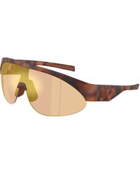 Moncler - Me8019U Myrr 50267J Sunglasses Injected Round Mirror - Lyst