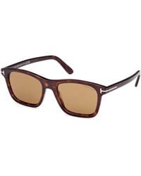 Tom Ford - Ft1179 Barron 52E Sunglasses Acetate Squared Normal - Lyst
