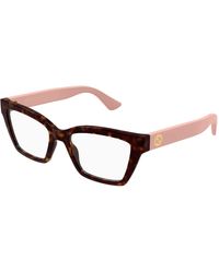 Gucci - Gg1715O 017 Optical Frames Injected Transparent Cat Eye - Lyst