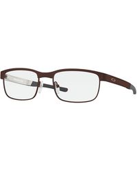 Oakley - Ox5132 Surface Plate 513205 Optical Frames Titanium Squared Normal - Lyst