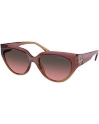 Michael Kors - Mk2241U Boca Raton 325611 Sunglasses Injected Cat Eye Normal Shaded - Lyst
