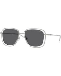 DIESEL - Dl1017 100787 Sunglasses Metal Squared Normal - Lyst