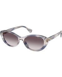 Ralph Lauren - Ra5350U 634311 Sunglasses Acetate Round Normal Nuanced - Lyst