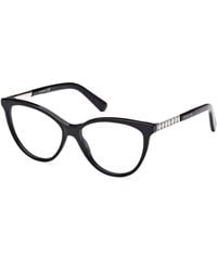 Swarovski - Sk5474 001 Optical Frames Outlet Acetate Round Normal - Lyst
