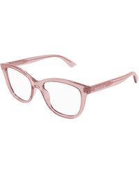 McQueen - Am0487O 004 Optical Frames Acetate Transparent Cat Eye - Lyst