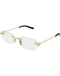 Gucci - Gg2231O 002 Optical Frames Metal Transparent Squared - Lyst