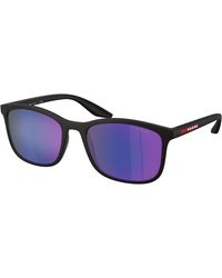 Prada Linea Rossa - Ps A08S Ufk05U Sunglasses Injected Pillow Normal - Lyst