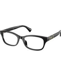 Ralph Lauren - Ra7201U 5001 Optical Frames Acetate Transparent Squared Normal - Lyst