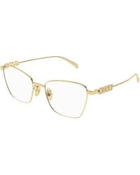 Gucci - Gg1807O 001 Optical Frames Metal Transparent Butterfly - Lyst