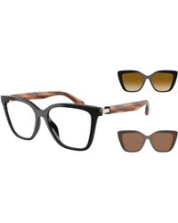 Emporio Armani - Ea4254U 62681W Sunglasses Injected Transparent Cat Eye Normal - Lyst