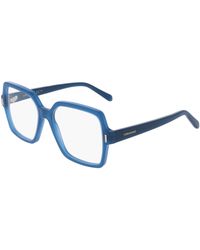 Ferragamo - Sf3031 423 Optical Frames Acetate Squared Normal - Lyst