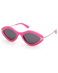 PUCCI - Ep0223 75A Sunglasses Acetate Smoke Geometric Normal - Lyst