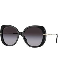 Burberry - Be4374 30018G Sunglasses Plastic Squared Shaded - Lyst