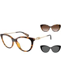 Emporio Armani - Ea4213U 50261W Sunglasses Injected Transparent Cat Eye Normal - Lyst