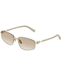 Tiffany & Co. - Tf3114 602111 Sunglasses Metal Geometric Normal Nuanced - Lyst