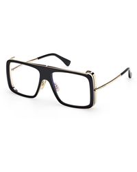 Max Mara - Mm5172-B 001 Optical Frames Acetate Pilot Normal - Lyst