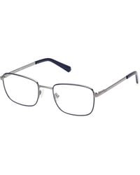 Guess - Gu50074 092 Optical Frames Metal Squared Normal - Lyst