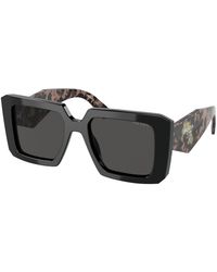 Prada - Pr 23Ys 1Ab5S0 Sunglasses Acetate Squared Normal - Lyst