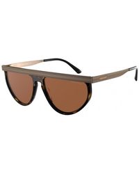 Giorgio Armani - Ar6117 300673 Sunglasses Metal Round - Lyst