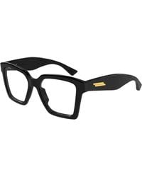 Bottega Veneta - Bv1458O Square Thick Rim Frames - Lyst