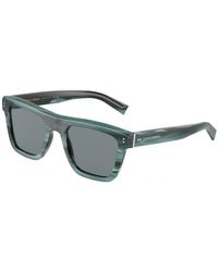Dolce & Gabbana - Dg4420 339180 Sunglasses Plastic Dark Squared Normal - Lyst