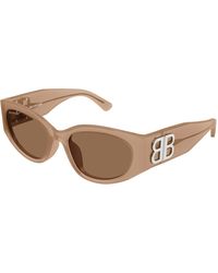 Balenciaga - Bb0324Sk 015 Sunglasses Acetate Round - Lyst