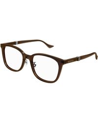 Gucci - Gg1500Ok 002 Optical Frames Acetate Transparent Round - Lyst