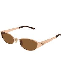 Gucci - Gg2197S 004 Sunglasses Metal Round - Lyst
