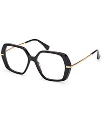 Max Mara - Mm5175 001 Optical Frames Acetate Geometric Normal - Lyst