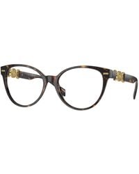 Versace - Ve3334 108 Optical Frames Acetate Transparent Cat Eye Normal - Lyst