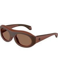 Moncler - Me8015U Ramillon 503573 Sunglasses Injected Round Normal - Lyst