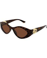 Gucci - Gg2121S 003 Sunglasses Injected Geometric - Lyst