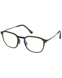 Tom Ford - Ft6087-B 005 Optical Frames Metal Squared Normal - Lyst