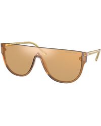 Michael Kors - Mk2151 Aspen 3401R1 Sunglasses Injected Geometric Normal Mirror - Lyst