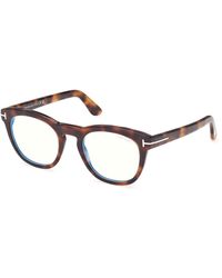 Tom Ford - Ft6081-B 053 Optical Frames Acetate Round Normal - Lyst