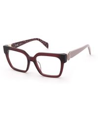 Blumarine - Vbm251 09Bd Optical Frames Acetate Squared - Lyst