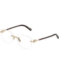 Tiffany & Co. - Tf1170D 6189 Optical Frames Metal Squared Normal - Lyst