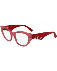 KARL LAGERFELD - Kl6189 506 Optical Frames Acetate Cat Eye Normal - Lyst