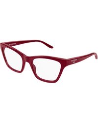 Balenciaga - Bb0440O 005 Optical Frames Acetate Transparent Cat Eye - Lyst