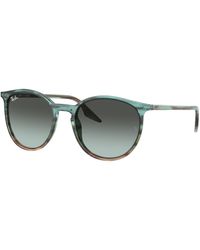 Ray-Ban - Rb2204f Round Sunglasses - Lyst